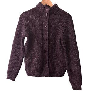 Vintage 80s 90s Pendleton Cardigan Sweater Wool Toggle Buttons L
